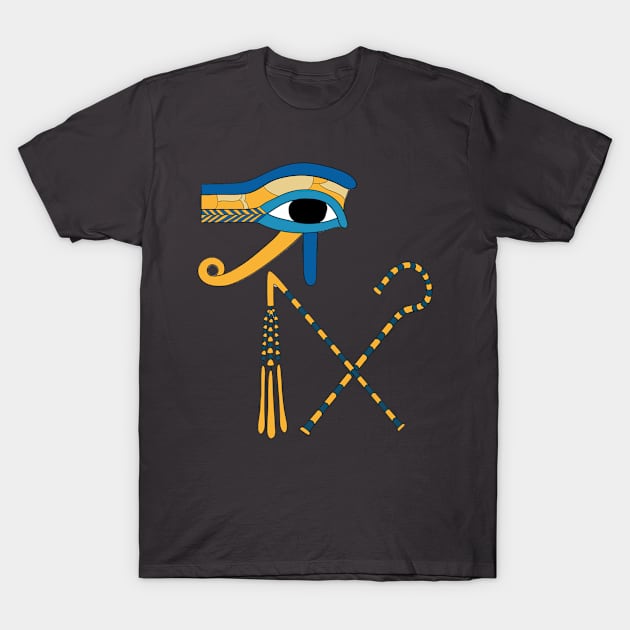 Pharaonic Instrument Design T-Shirt by Mako Design 